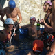 Illustration for article titled Crazy Swiss Swingers Suspend Hot Tub from Bridge